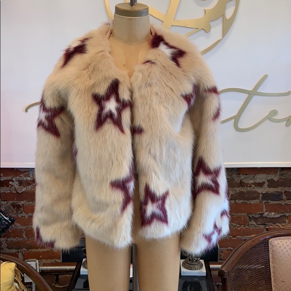 Vegan fur jacket